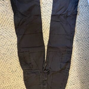 Hollister High-Rise Baggy Pants - Charcoal Black